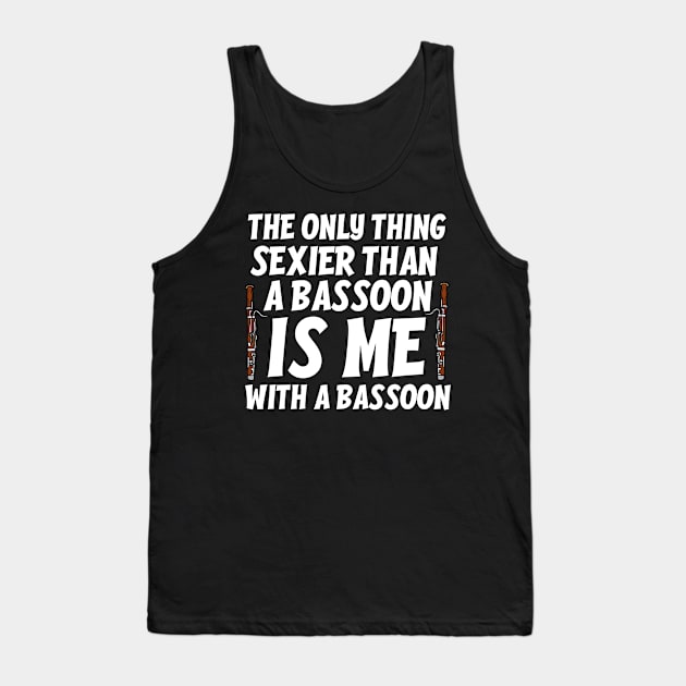 Bassoon Player Tank Top by The Jumping Cart